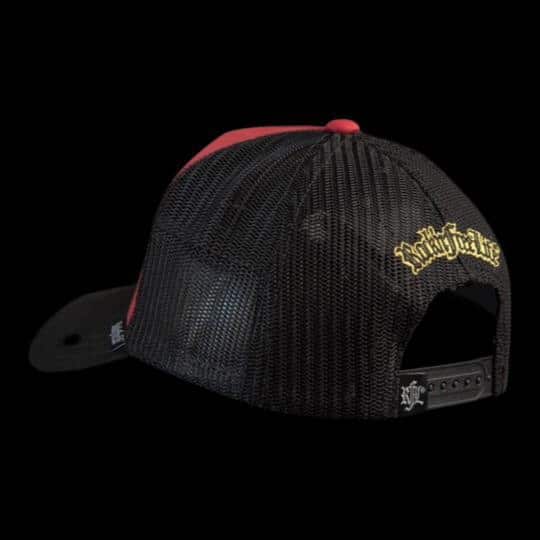 Trucker Cap N°171 NO MORE – Rückansicht mit Mesh und Snapback