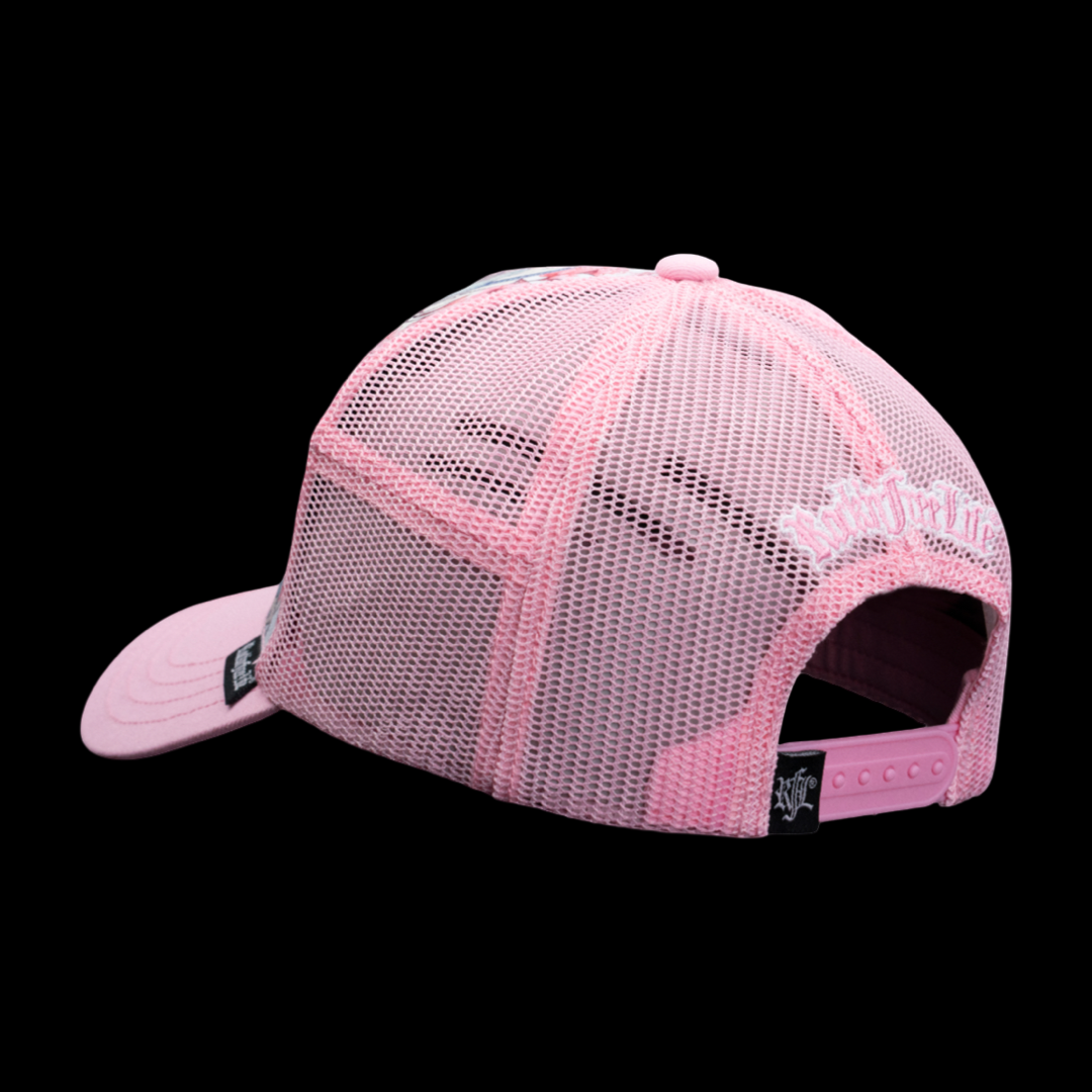 Trucker Cap N°245 DRAGON – Rückansicht mit Mesh und Snapback